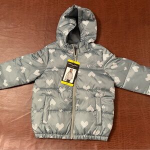 Miles the Label Heart Puffer Jacket